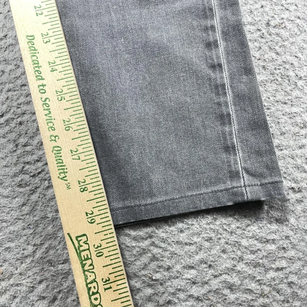Etro Jeans Mens 33x30 Gray Medium Wash Slim Straight Stretch Denim Italy 33x29.5